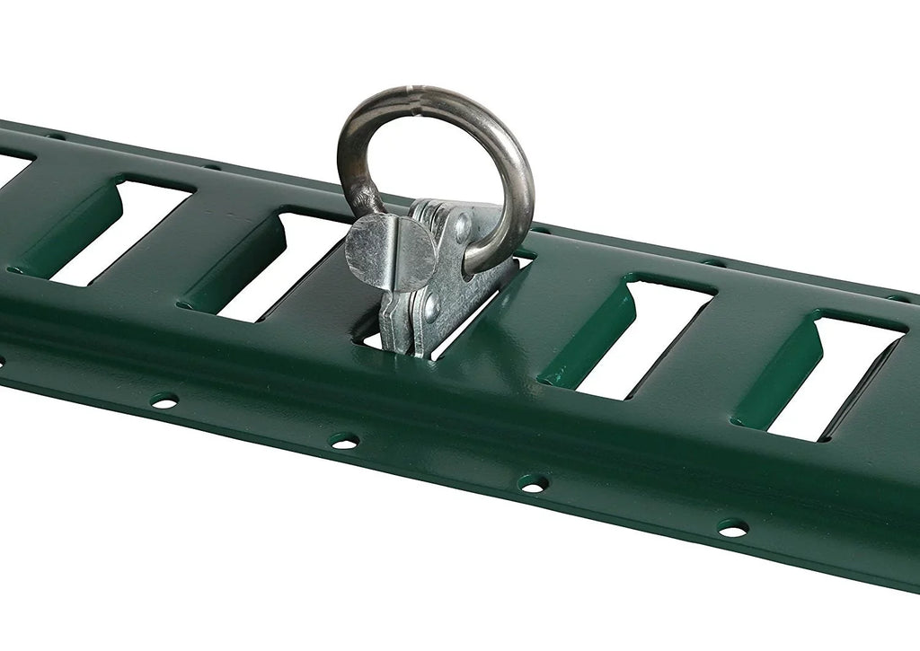 DC Cargo Mall 10-Pack Heavy Duty Steel E-Track O Ring Tie-Down Anchors w/ E Track Spring Fitting Attachments, O-Rings, Tie Down Cargo Loads to ETrack TieDown System in Trailer, Truck, Van, Pickup