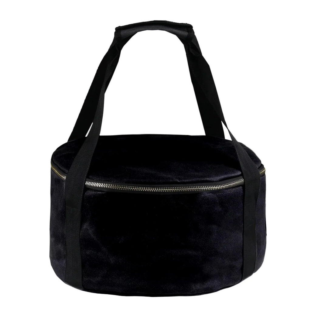 Strong Storage Bag Dutch Oven Container Cookware 12" Multipurpose Handbag Carry Bag for BBQ Camping ,Outdoor Activities ,Fishing Accessories - Black