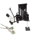 ZhdnBhnos Multi-Directional Microscope Micro Inlaid Mirror Stand with Spring Bracket Gem Diamond Setting Machine Jewelry Making Tool