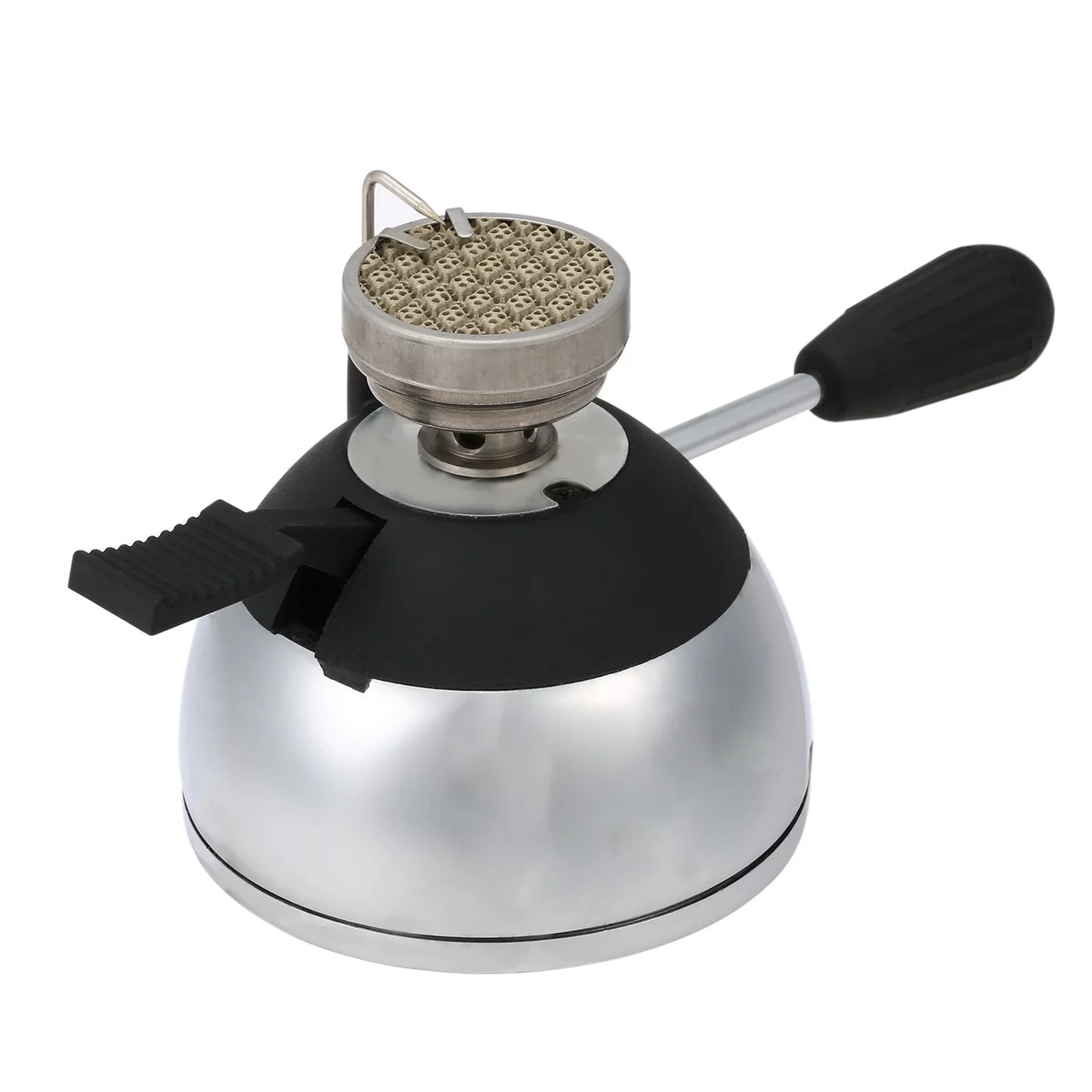 Carevas Camping Butane Gas with Refill Rack for Tabletop Siphons Windproof Portable Cooking Coffee Maker