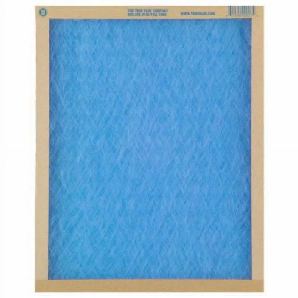 True Blue 112121 12" x 12" x 1" Flat Panel Spun Fiberglass Disposable Furnace Air Filter MERV 2 - Quantity of 12
