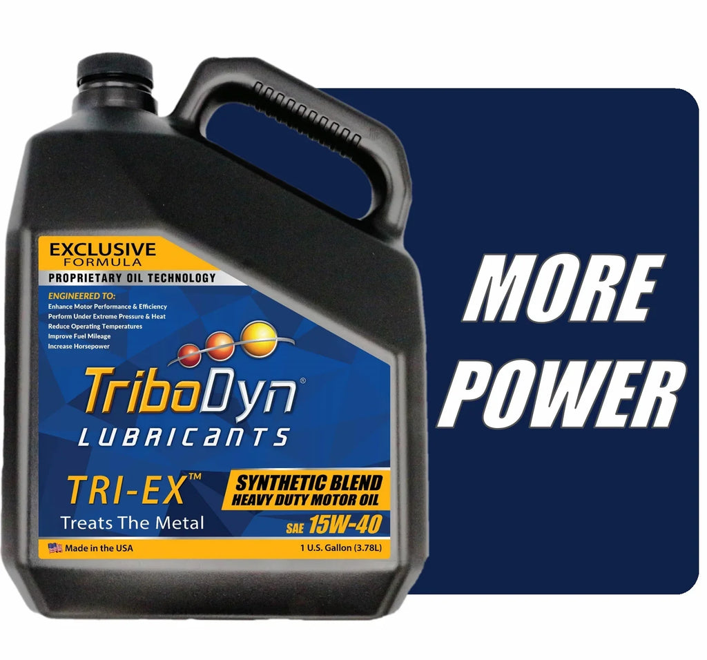 TriboDyn TRI-EX Synthetic Blend 15W40 Diesel Oil - Gallon Bottle