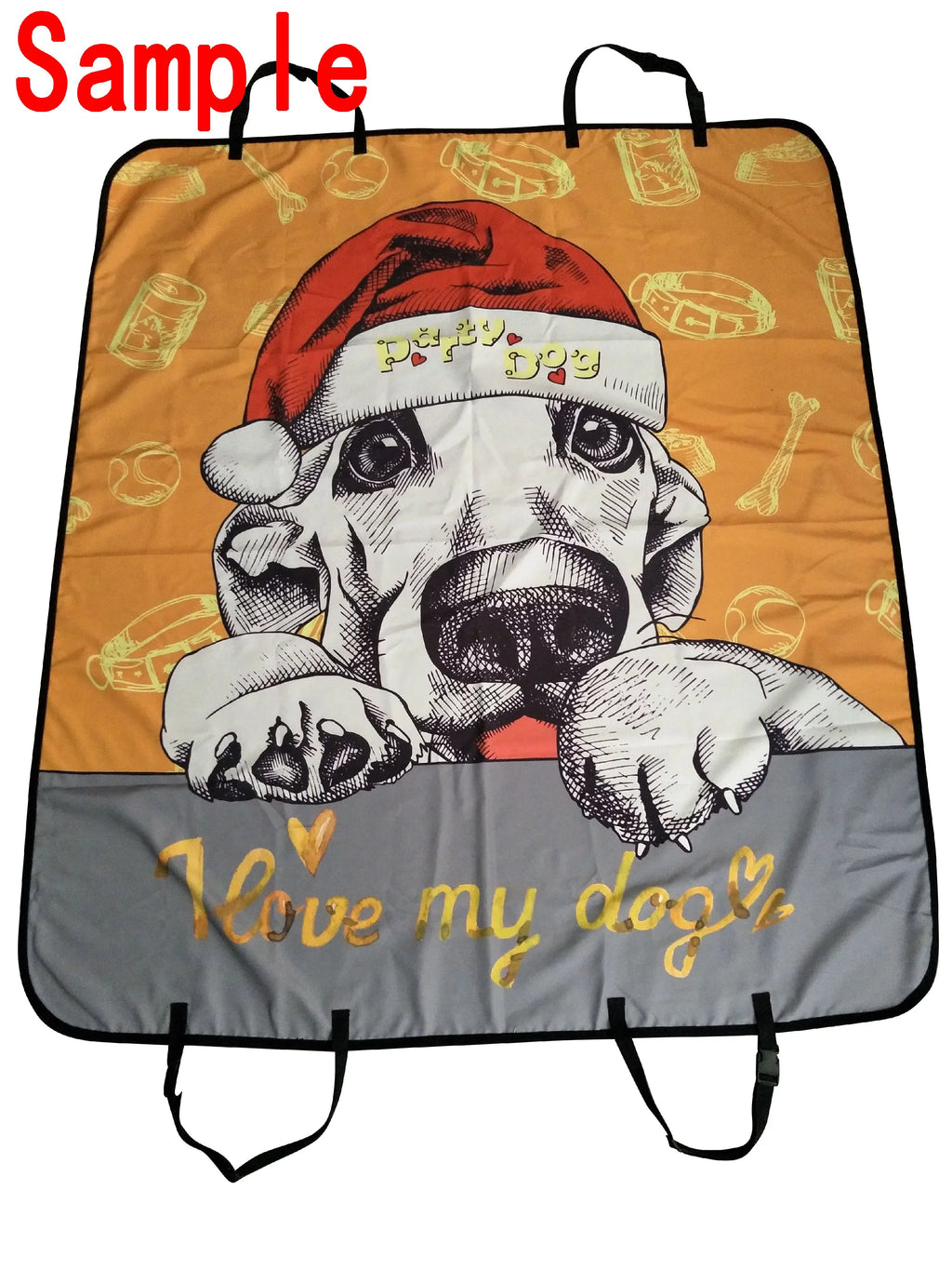 GCKG Red Anchor Pet Car Seat Shield Anchor Pet Car Seat Shield Dog Car Seat Mat Hammock Cargo Mat Trunk Mat For Cars Trucks and SUV 54x60 inches