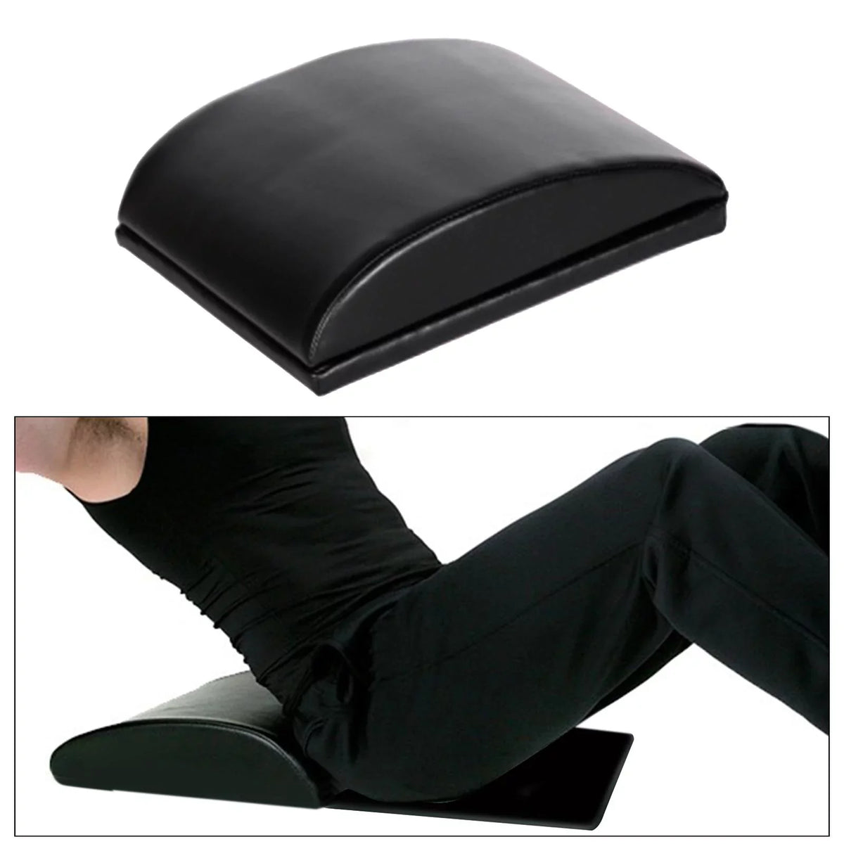 Foldable Ab Exercise Mat Abdominal Trainer Pad Back Support Situp Tailbone Sit up Cushion for Gym Training