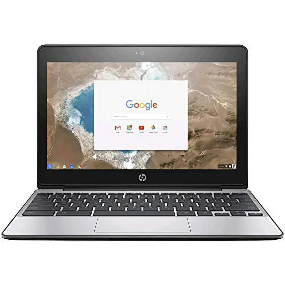 Restored HP 1FX82UT#ABA Chromebook 11 G5 EE 11.6 inches 1366 x 768 Celeron N3060 Dual core (2 ) 1.60 GHz 4 GB RAM 16 GB SSD 16 GB Flash Memory Chrome OS HD Graphics 400 (Refurbished)