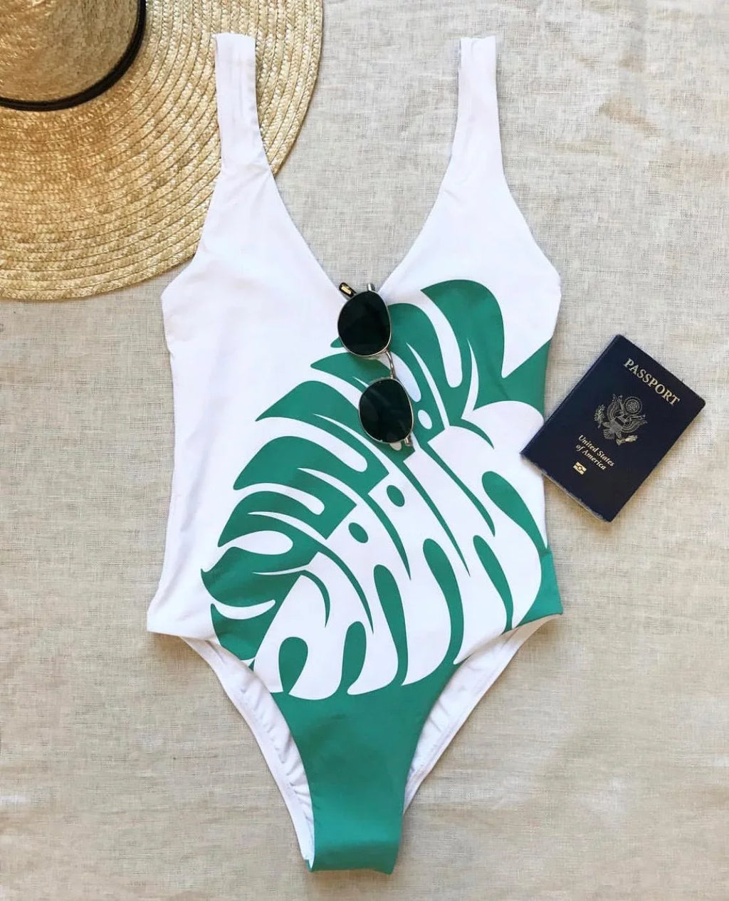 L*Space SPEARMINT The Blonde Abroad Arizona One Piece Swimsuit, US 4