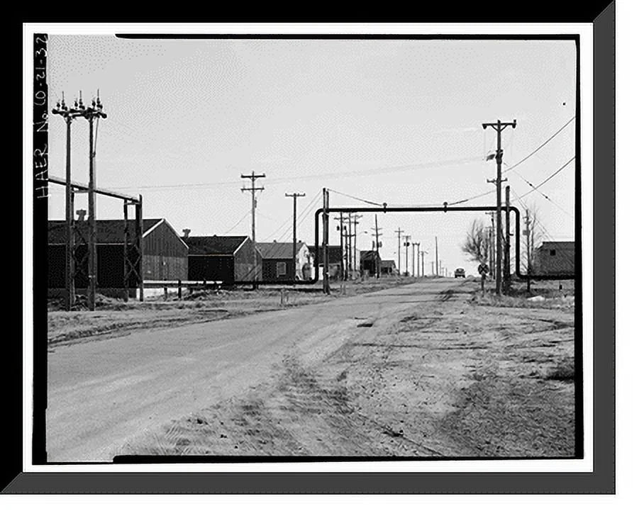 Historic Framed Print, Rocky Mountain Arsenal, Bounded by Ninety-sixth Avenue & Fifty-sixth Avenu, Commerce City, Adams County, CO - 30, 17-7/8" x 21-7/8"