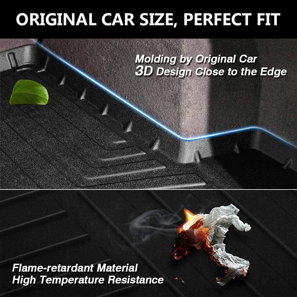 Car Rear Trunk Liner Cargo Mat Carpet for Toyota RAV4 2006-2012 Easy to Install