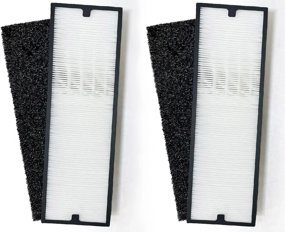 Nispira Particle/Carbon HEPA Filter Set For Blueair Sense+ Sense Air Purifier | Removes Smoke, Chemical VOCs, Odor, Pet Dander | 6 Sets