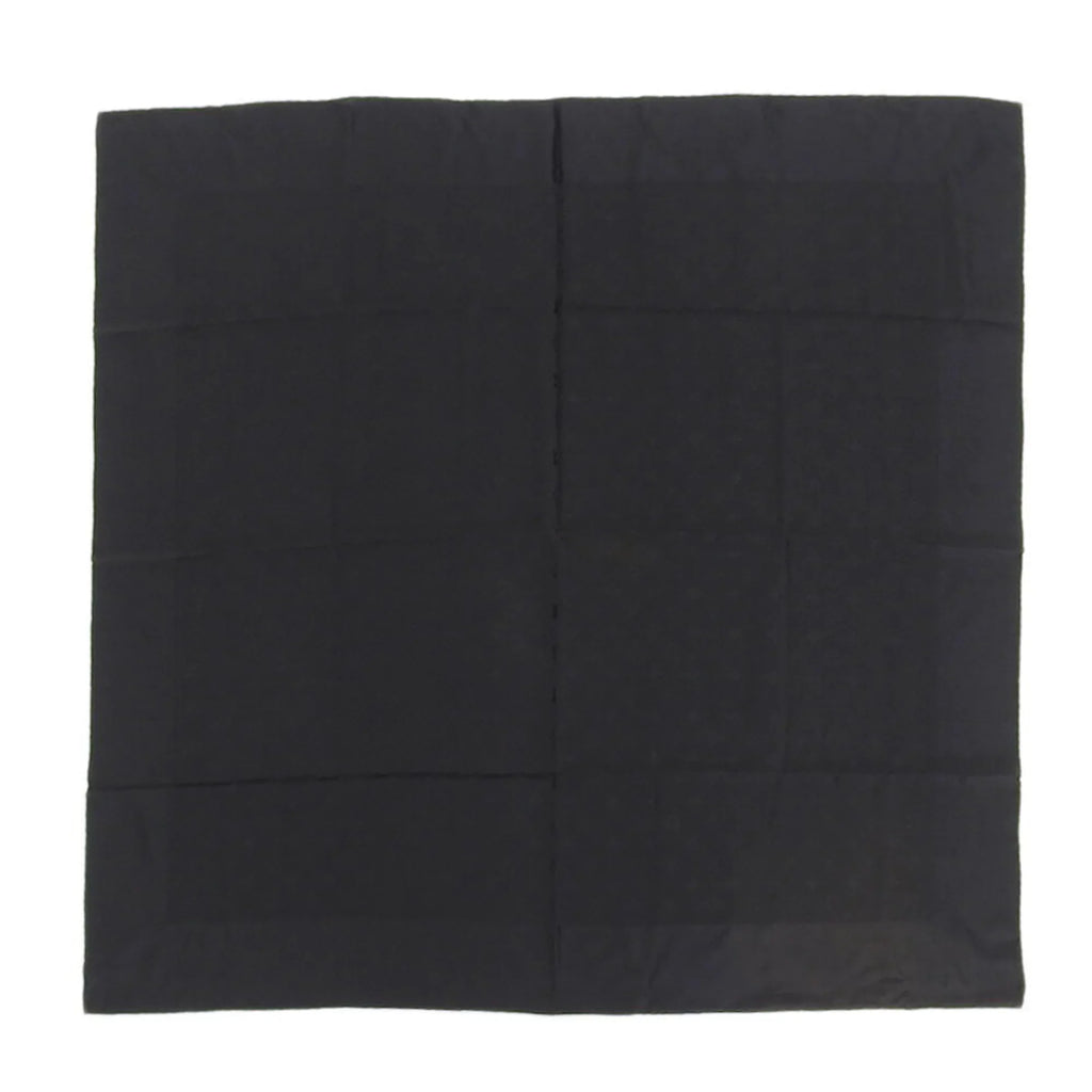 Pre-Owned Louis Vuitton LOUIS VUITTON monogram scarf silk black (Like New)