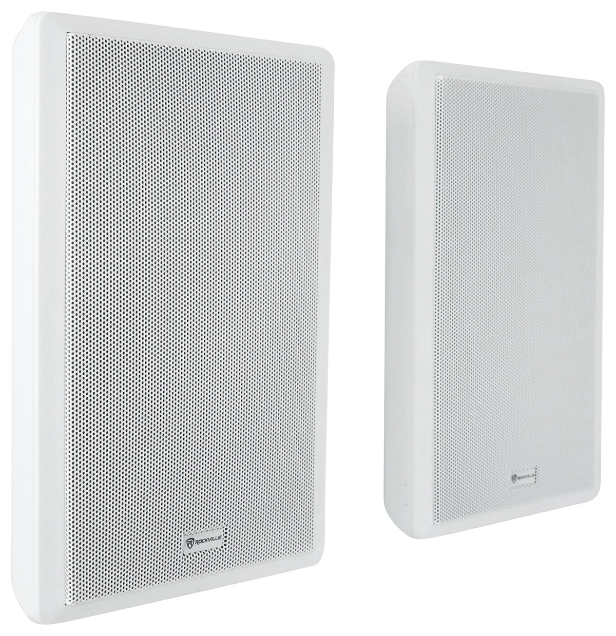 JBL 2-Channel Amplifier+(12) Slim White Wall Speakers for Restaurant/Bar/Cafe