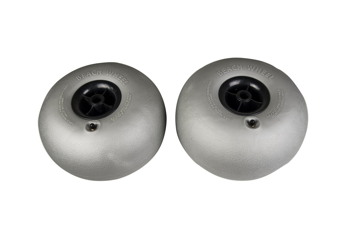 Jeremywell 12" Big Balloon Beach Wheels/Sand Tires (2PCS) Replacement for Kayak Dolly Canoe Carts Buggy with a Free Air Pump