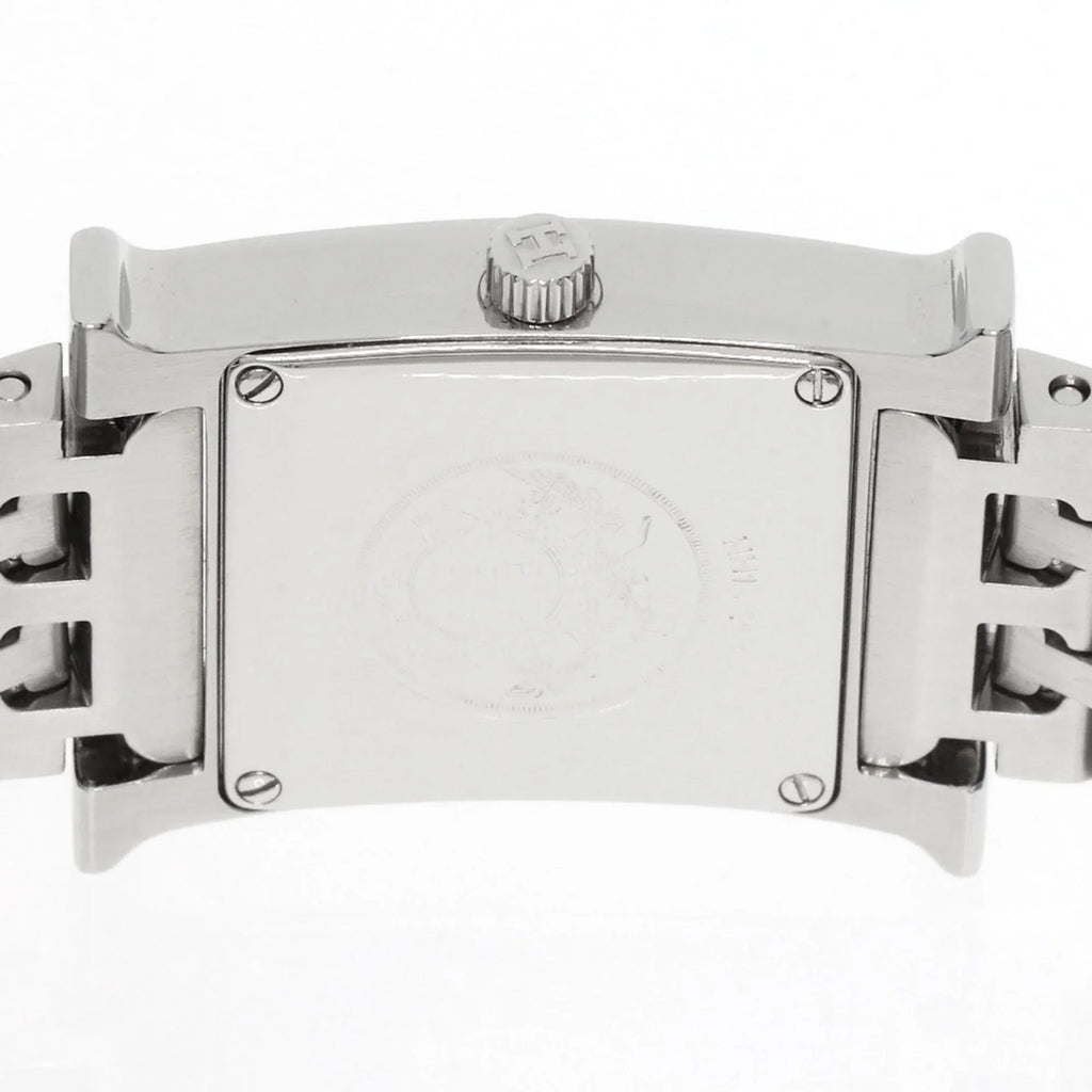 Pre-Owned Hermes HH1.210 H Watch Wristwatch Stainless Steel/SS Ladies HERMES (Good)