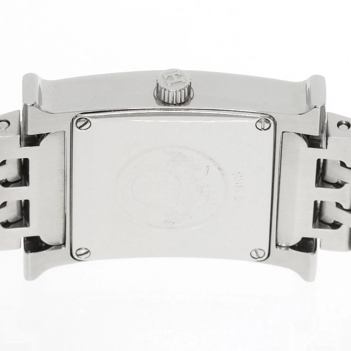 Pre-Owned Hermes HH1.210 H Watch Wristwatch Stainless Steel/SS Ladies HERMES (Good)