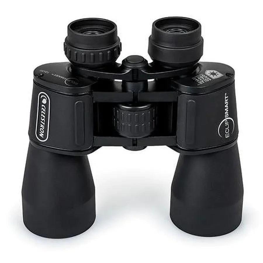 Celestron – EclipSmart Safe Solar Eclipse Binoculars – Large & Powerful 12x50MM Solar Binoculars – Exclusive Solar Binocular – Crystal Clear Views of the Sun, Solar Eclipses, Transits & Sunspots