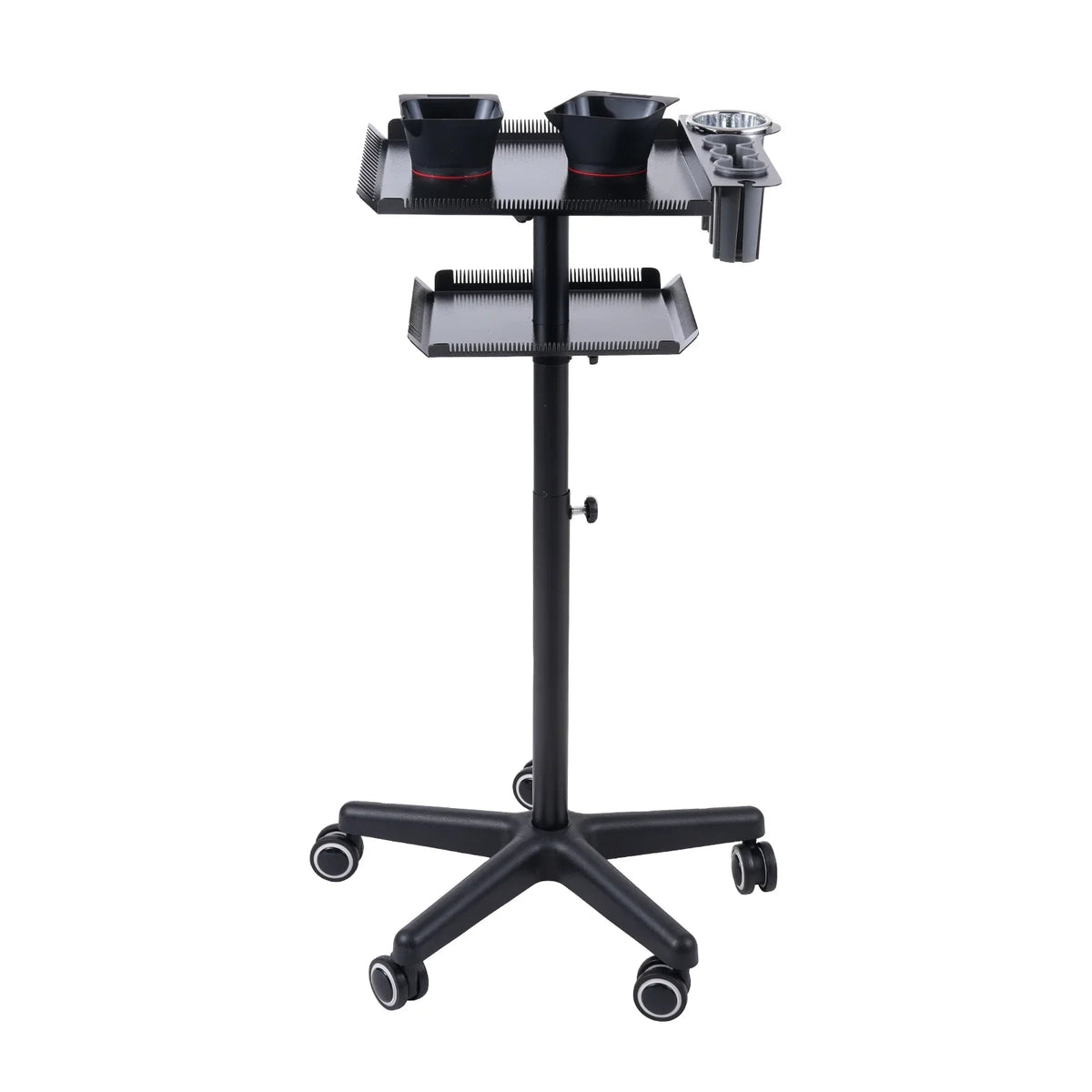 Bestauty Trolley,Salon Stand Salons Stand Movable Station Hair Cart Station Movable Cart Salon Hair Stylist 2 Adjustable Salon Beauty Salon Clinic Salon Cart Beauty Salon Station On Salon Clinic Spa