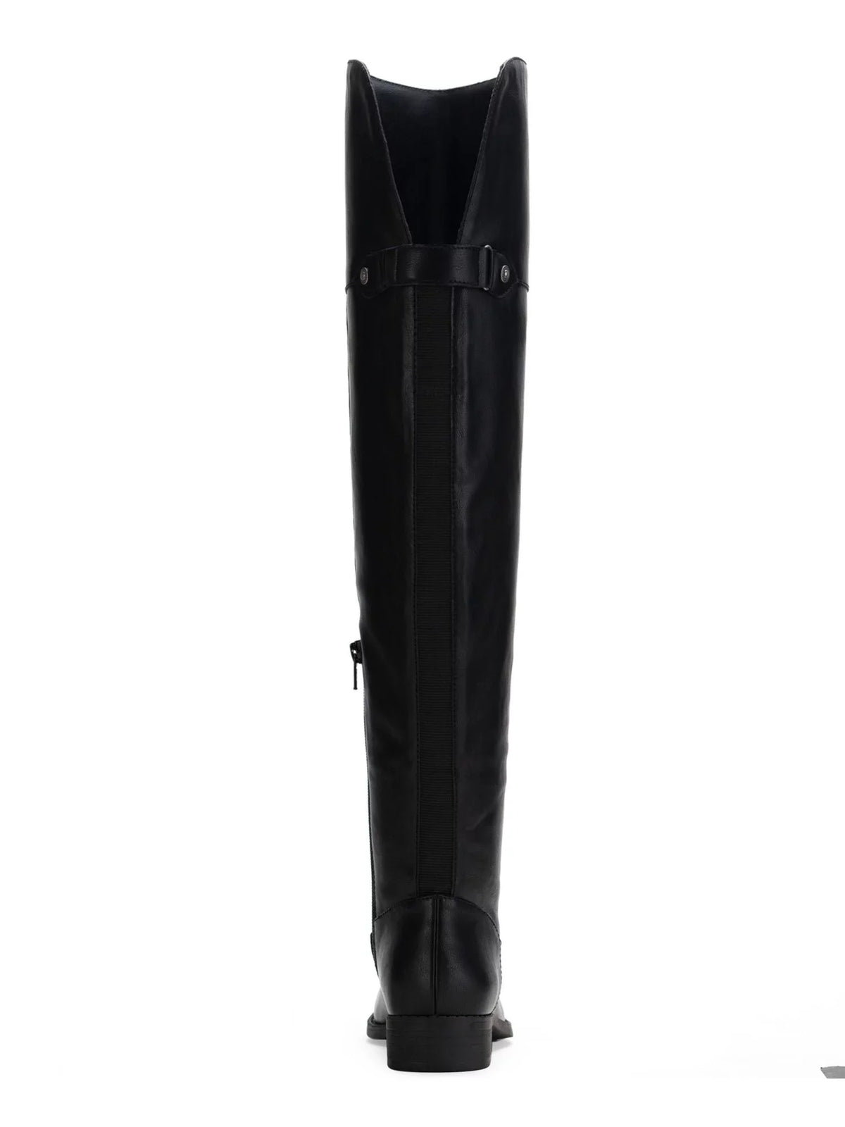 SUN STONE Womens Black Cushioned Gore Stretch Slip Impervious Allicce Round Toe Block Heel Zip-Up Dress Boots Shoes 7.5 M