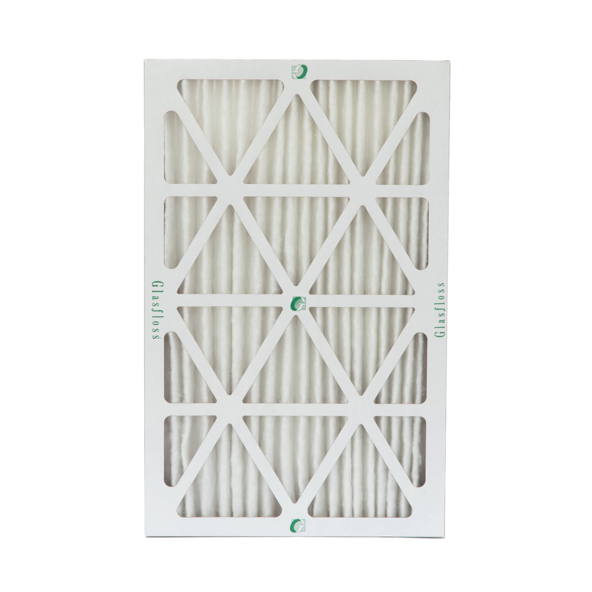 12 Pack of 16x24x2 MERV 10 Pleated 2" Inch Air Filters by Glasfloss. Actual Size: 15-1/2 x 23-1/2 x 1-3/4