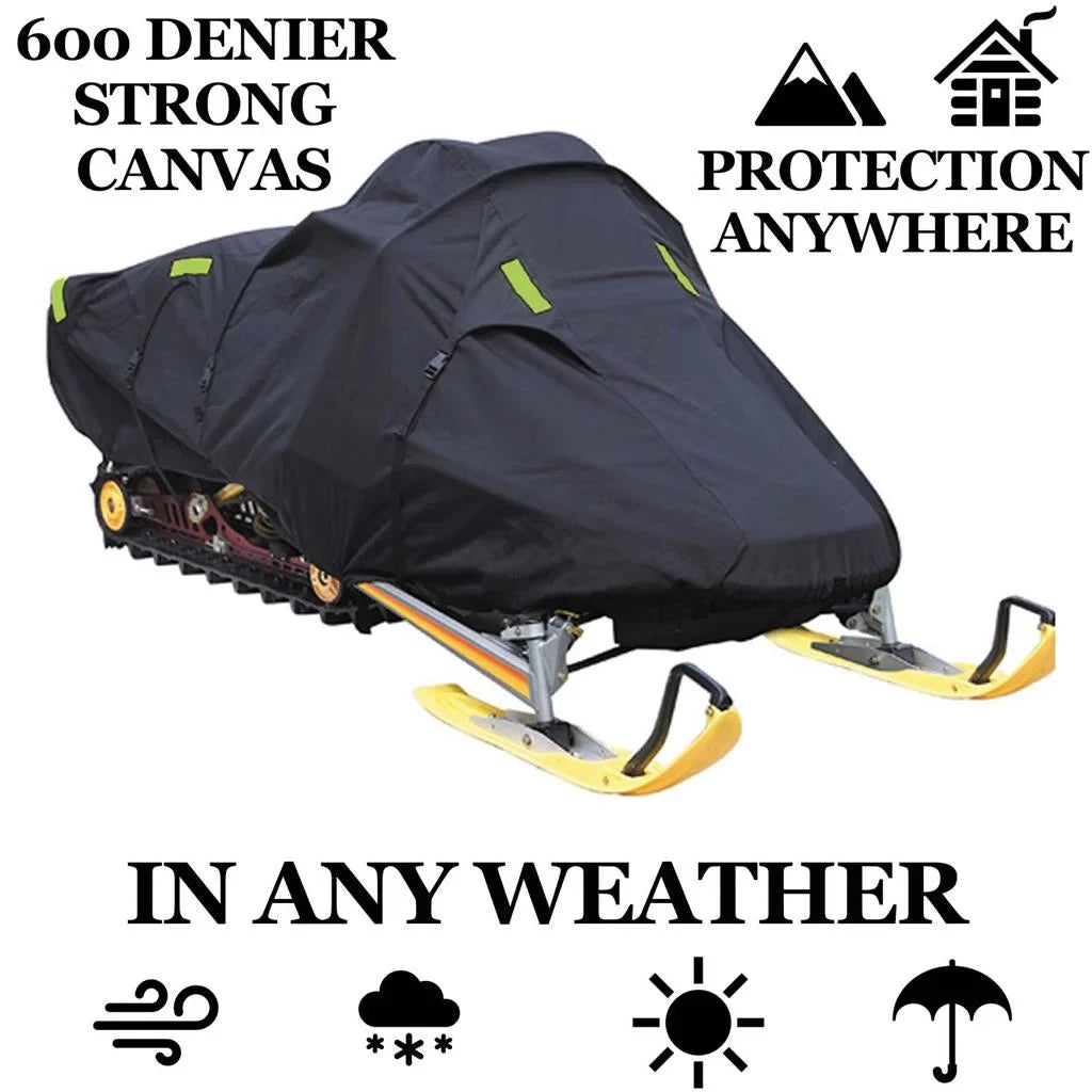 Snow Shield Suitable for 2008-2008 Ski Doo Bombardier snowmobile model GSX LIMITED 600 HO SDI, Trailerable 600 Denier Snow Machine Sled Gear