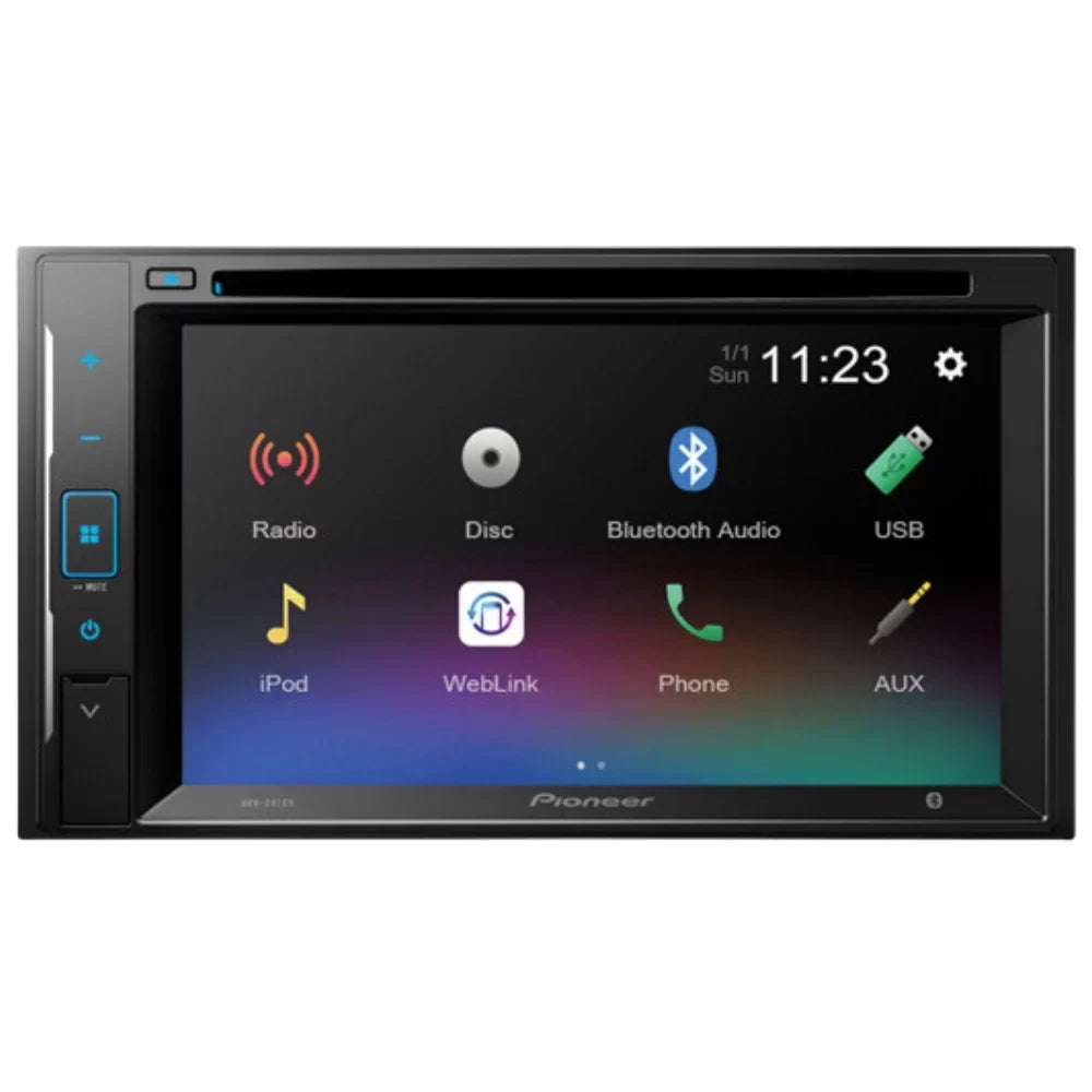 KIT2529 Bundle with Pioneer Multimedia DVD Car Stereo and Installation Kit - for 2008-2009 Ford Taurus / Bluetooth Touchscreen, Backup Camera, Double Din Dash Kit