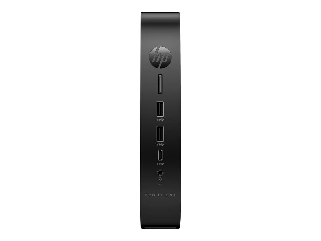 HP Pro t550 - Thin client - USFF - 1 x Celeron J6412 / 2 GHz - RAM 8 GB - flash 64 GB - eMMC - UHD Graphics - GigE, Bluetooth 5.2 - WLAN: 802.11a/b/g/n/ac/ax, Bluetooth 5.2 - Win 10 IoT Enterprise 2021 LTSC - monitor: none - keyboard: US - Smart Buy