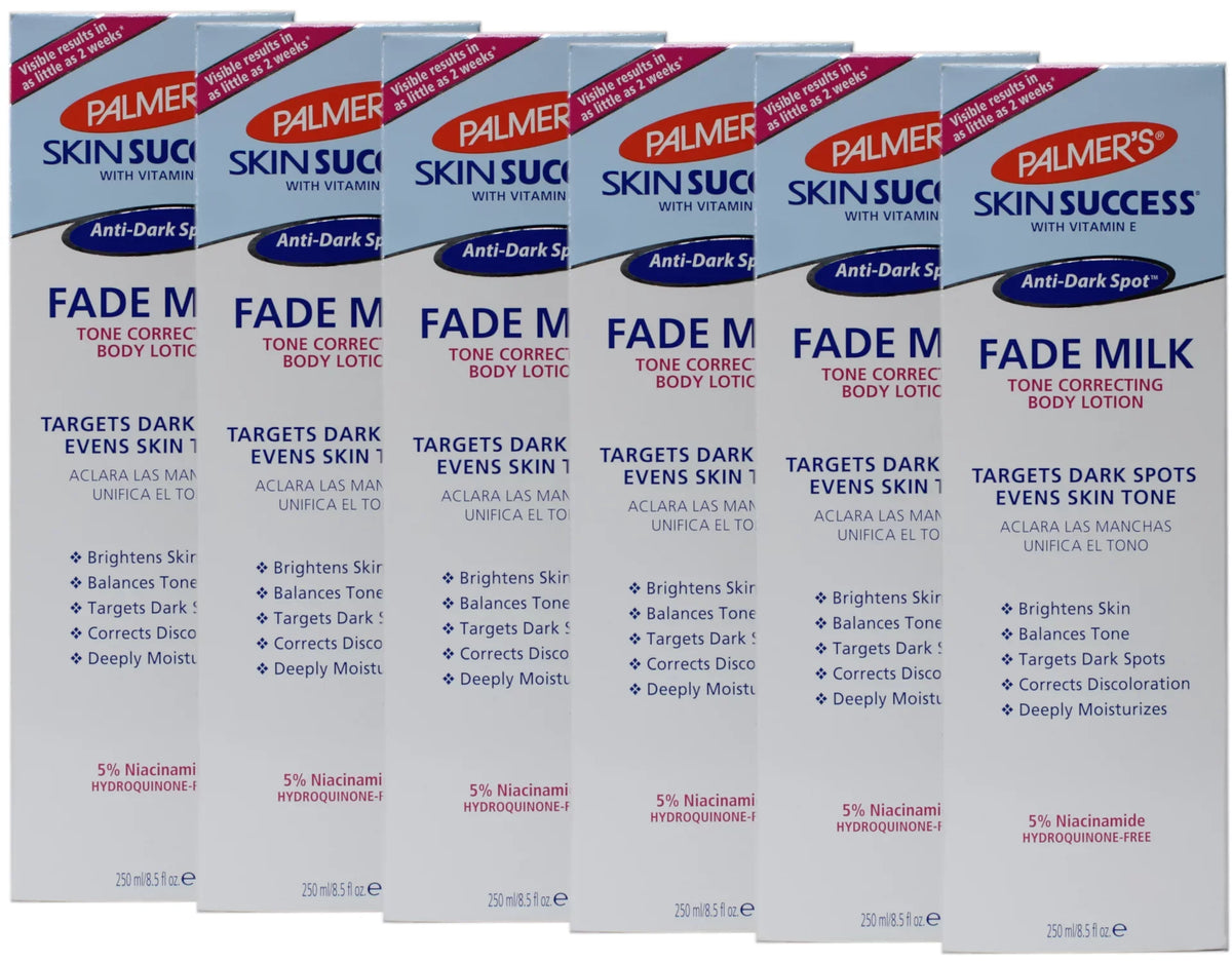 RONAN Skin Success Anti-Dark Spot Fade Milk Body Lotion 8.5 fl oz Pack of 6