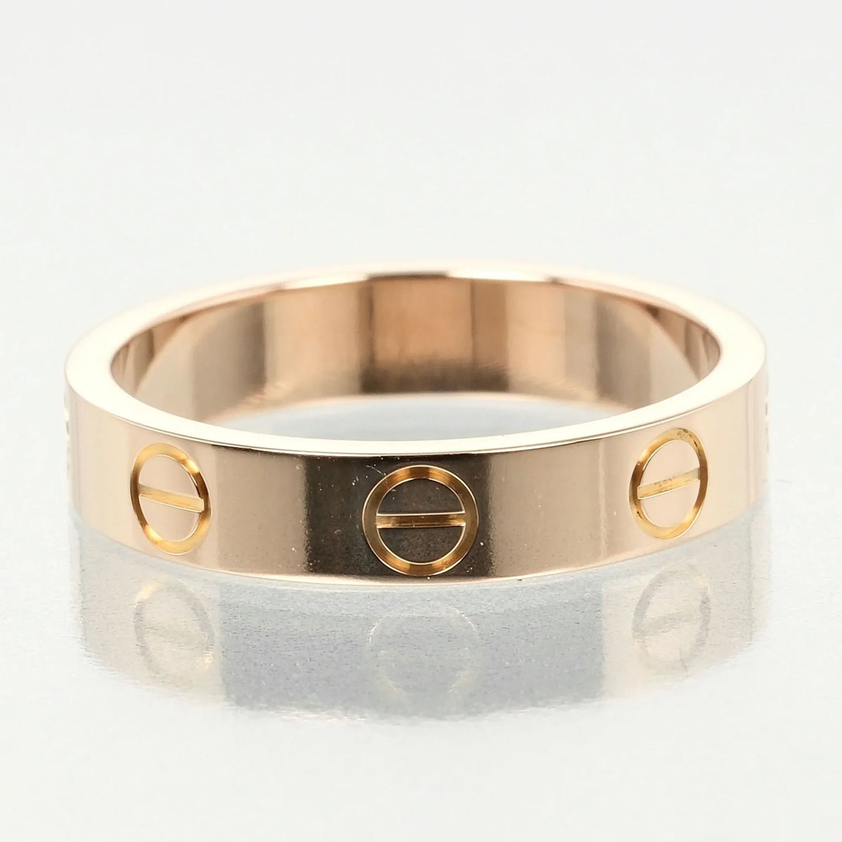Pre-Owned Cartier Love Wedding Ring Size 9, K18 PG Pink Gold, Approx. 3.6g I132124020 (Good)