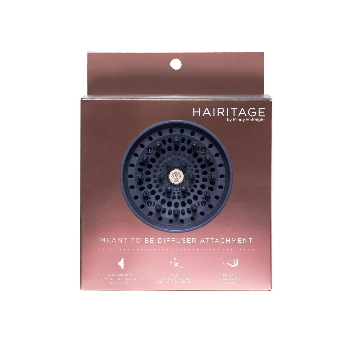 Hairitage Meant to Be Hair Diffuser Hair Dryer Attachment for Anti Frizz & Volume | Salon Grade Frizz Control