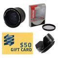 Opteka .35x High Definition II Super Wide Angle Panoramic Macro Fisheye Lens for Canon PowerShot G7 & G9 Digital Camera