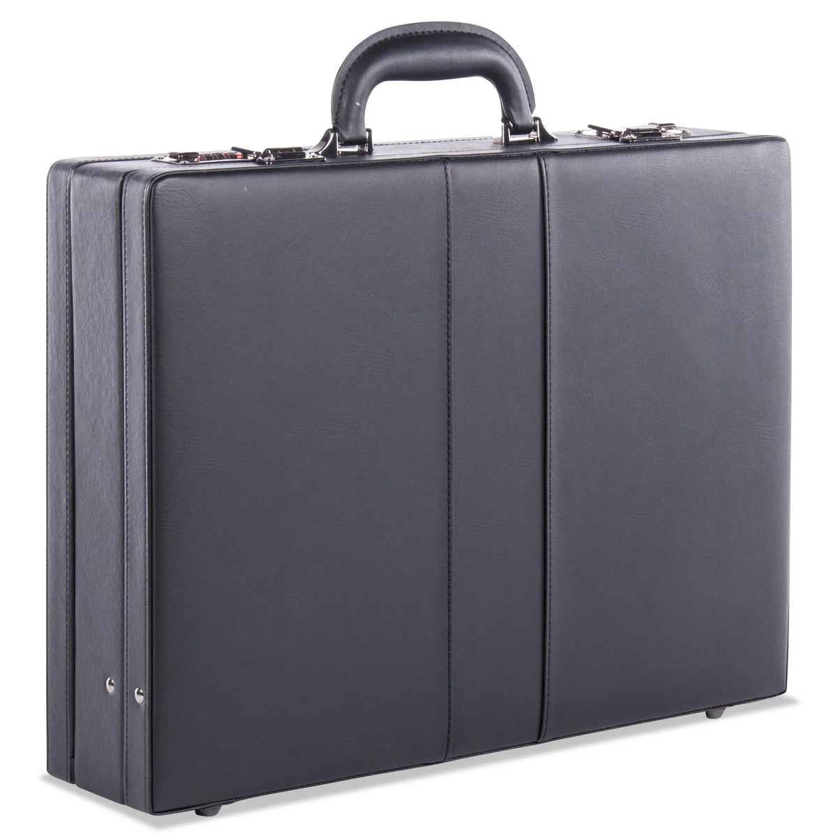 Expandable Attache Case, 13 x 3.5 x 18, Black