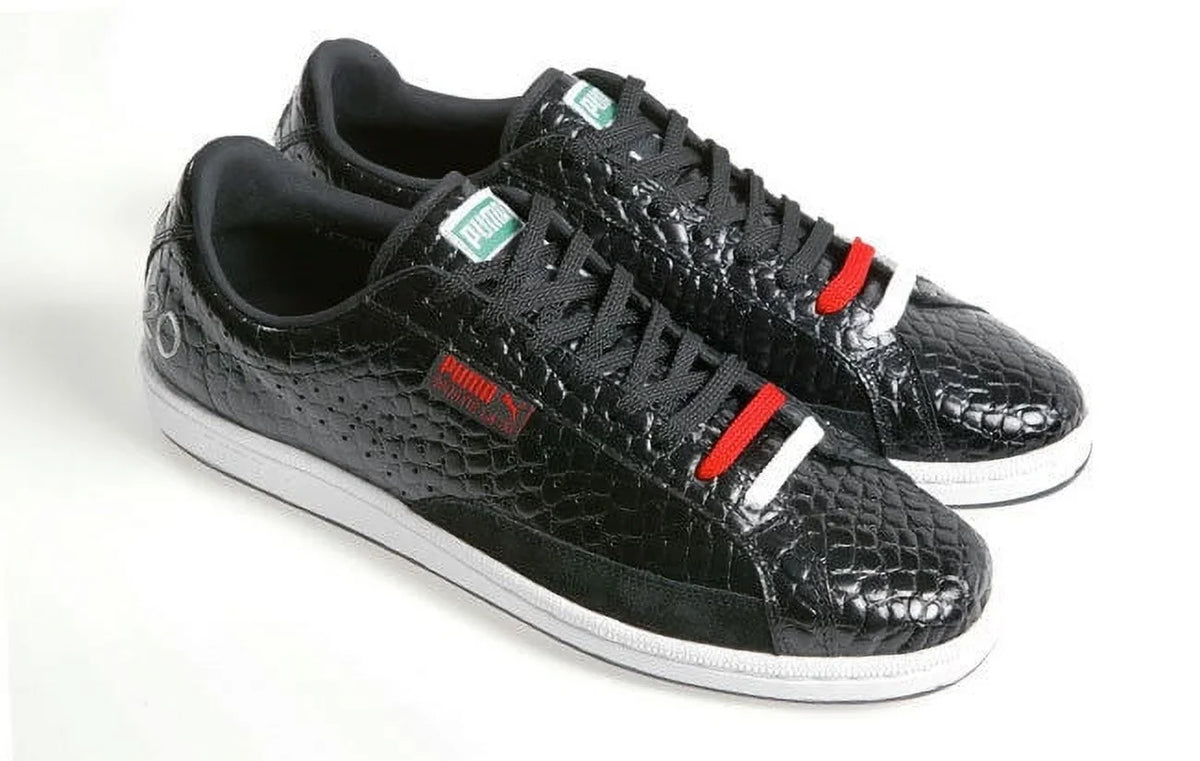 PUMA SPORTIE LA. MATCH CROCODILE SKIN UNISEX MEN 5.5 / WOMEN 7 SHOES BLACK NEW