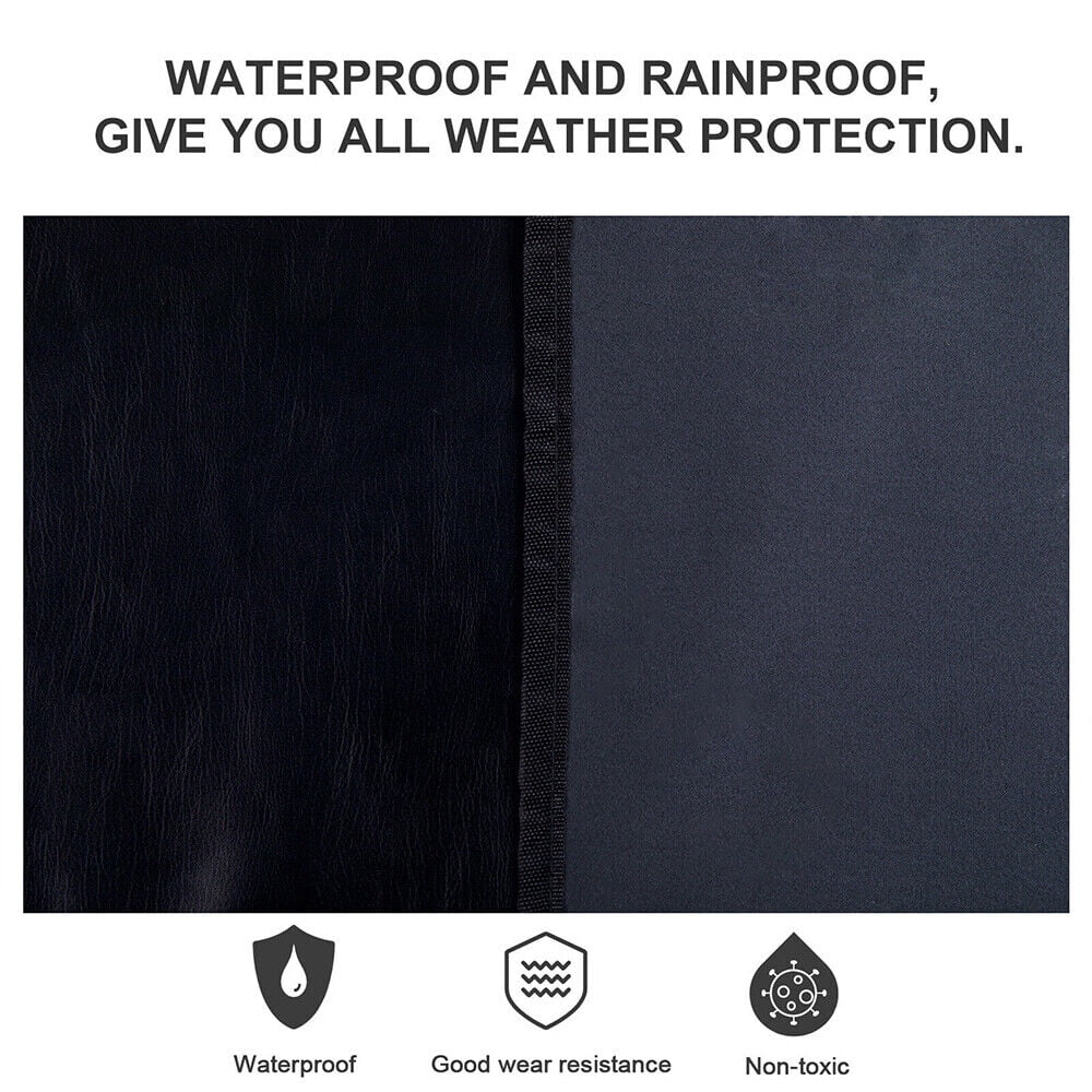 Jahyshow Easy Installation Leather Top Sunshade Protection for Jeep Wrangler JK JKU 07-18 - Enjoy Shade on the Go