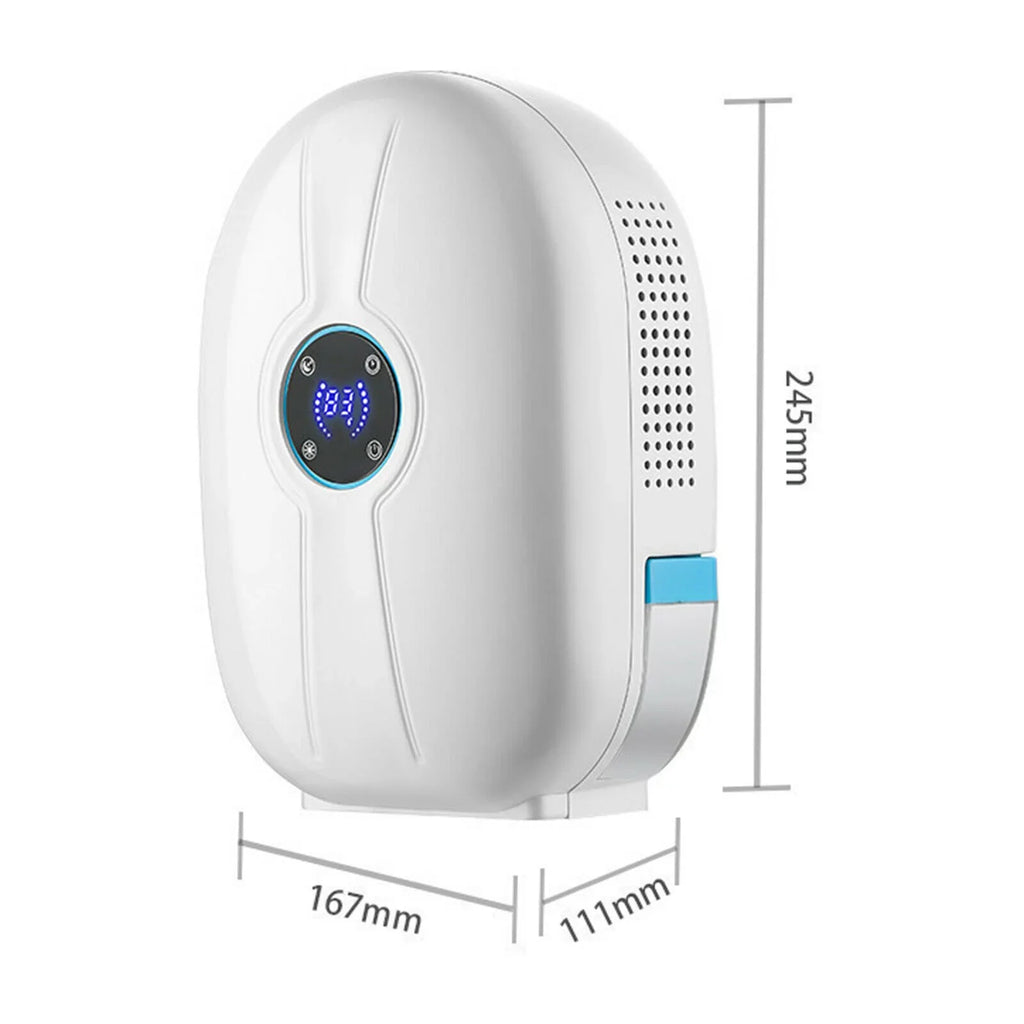 500ml Mini Dehumidifier Digital Home Bedroom Air Dryer Machine Remote 22W