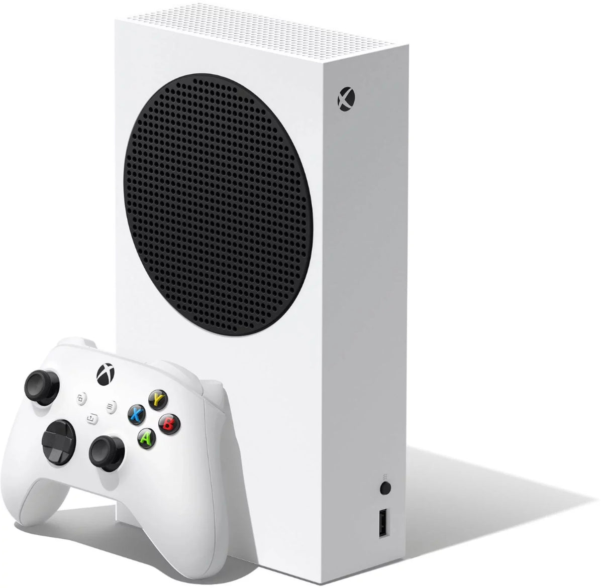 Microsoft Xbox Series S 512GB Digital Console with Extra Wireless Controller - Robot White - Powerpack Battery/Charge Cable Bundle with Microfiber Cleaning Cloth