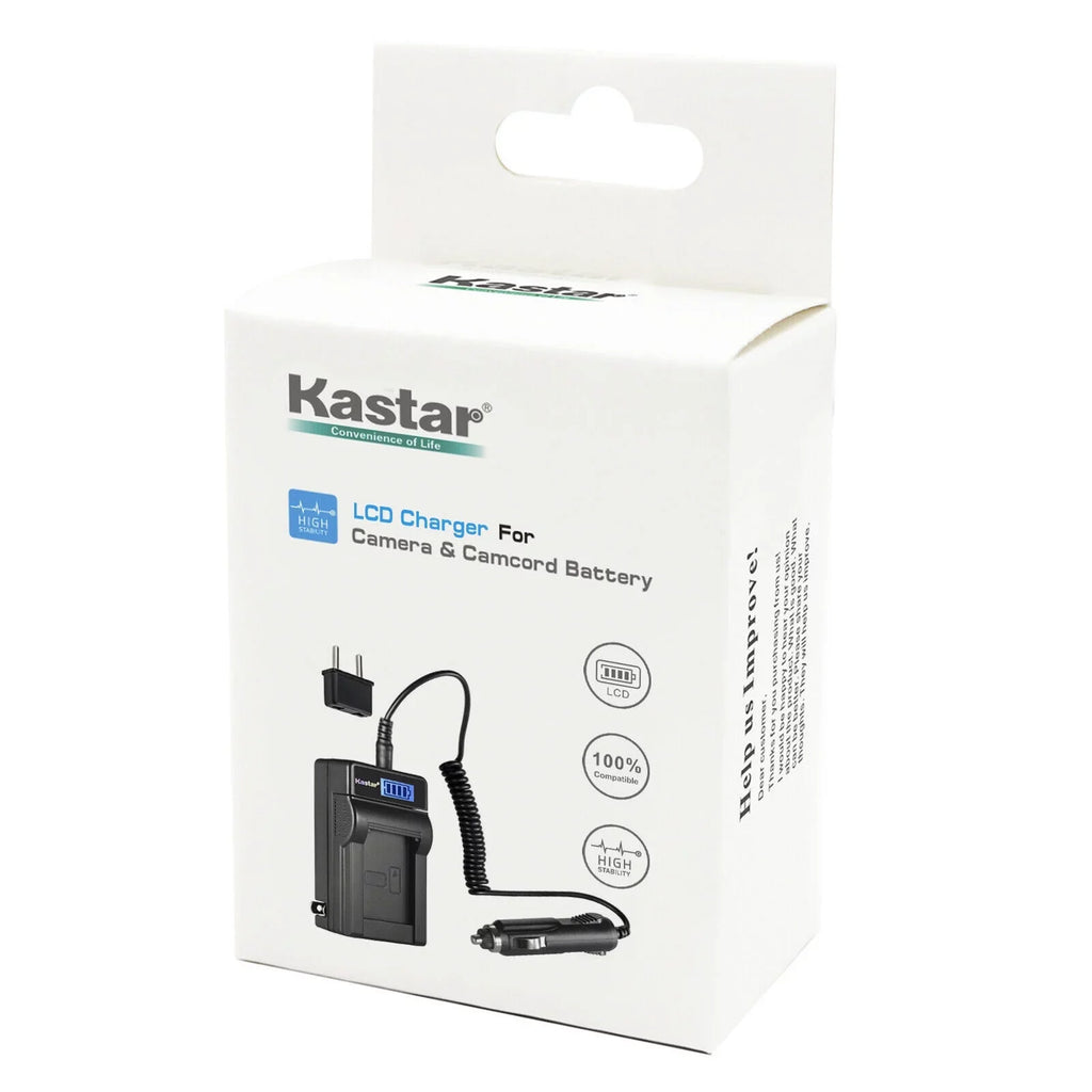 Kastar 4-Pack Li-50B Battery and LCD AC Charger Suitable with Olympus Stylus 9010, SZ-10, SZ-11, SZ-12, SZ-14, SZ-15, SZ-16, SZ-20, SZ-25MR, SZ-30MR, SZ-31MR iHS, Tough TG-610, Tough TG-615 Cameras