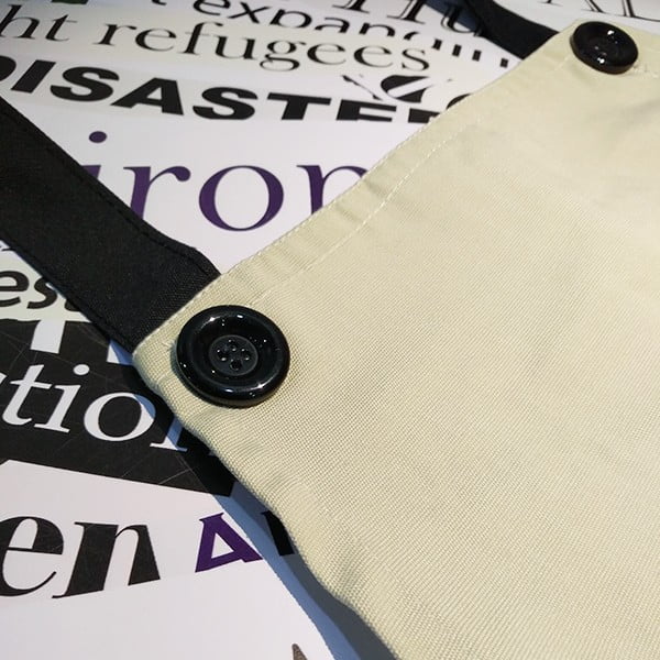 Autumn Colosseum Roma Italy Graffiti Apron Adjustable Bib Cotton Linen BBQ Kitchen Pocket Pinafore