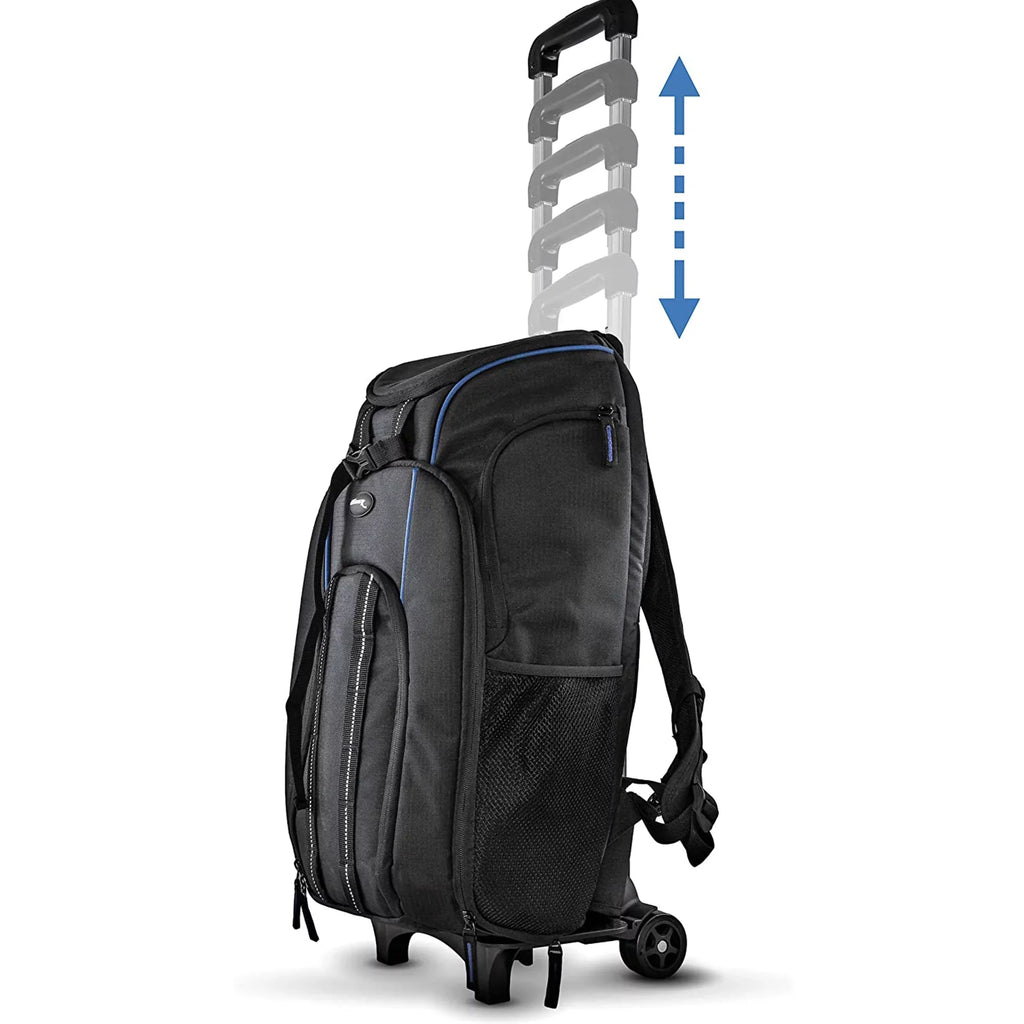 Ultimaxx Folding Luggage Cart for Backpacks with Elastic Cord and Rain Wrap