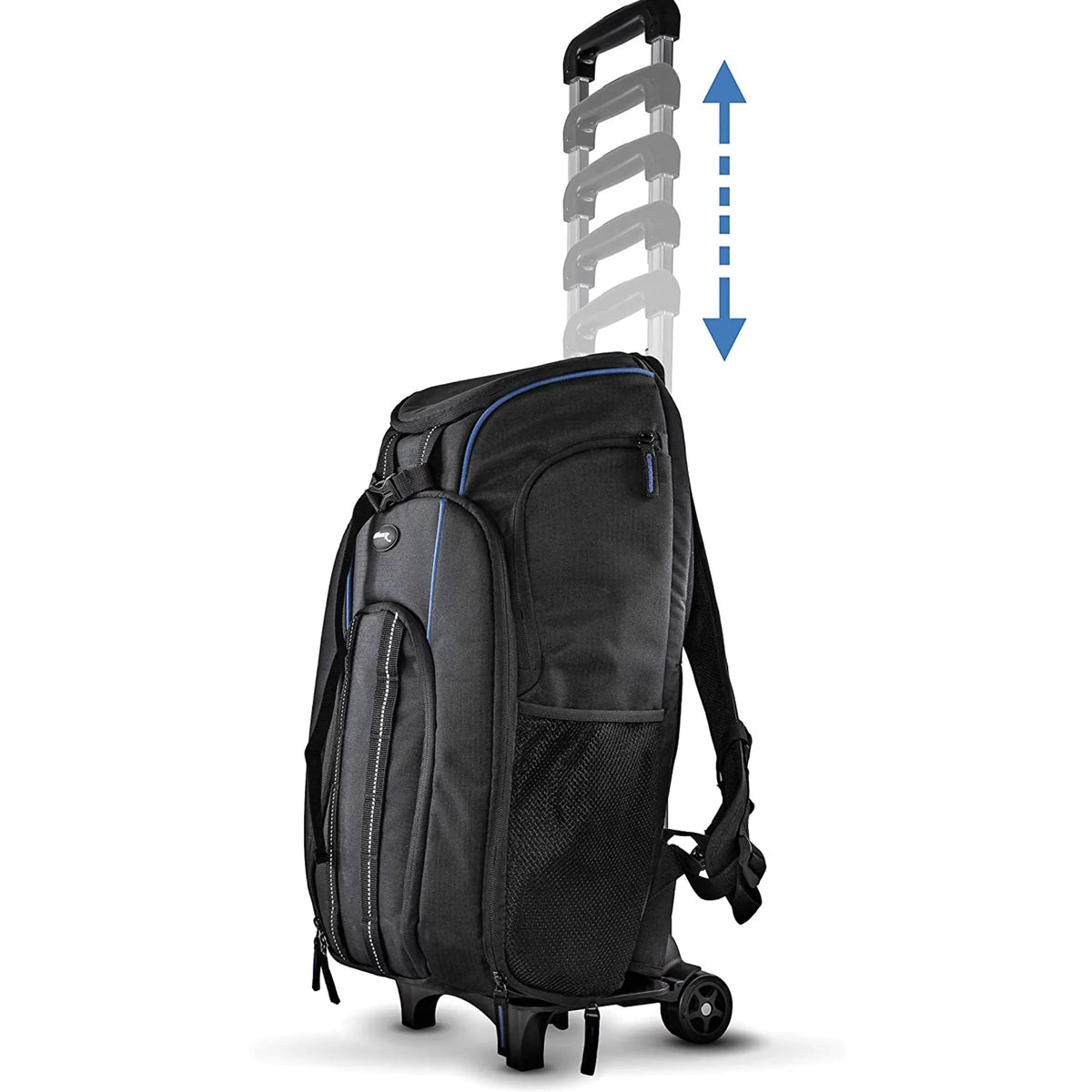 Ultimaxx Folding Luggage Cart for Backpacks with Elastic Cord and Rain Wrap