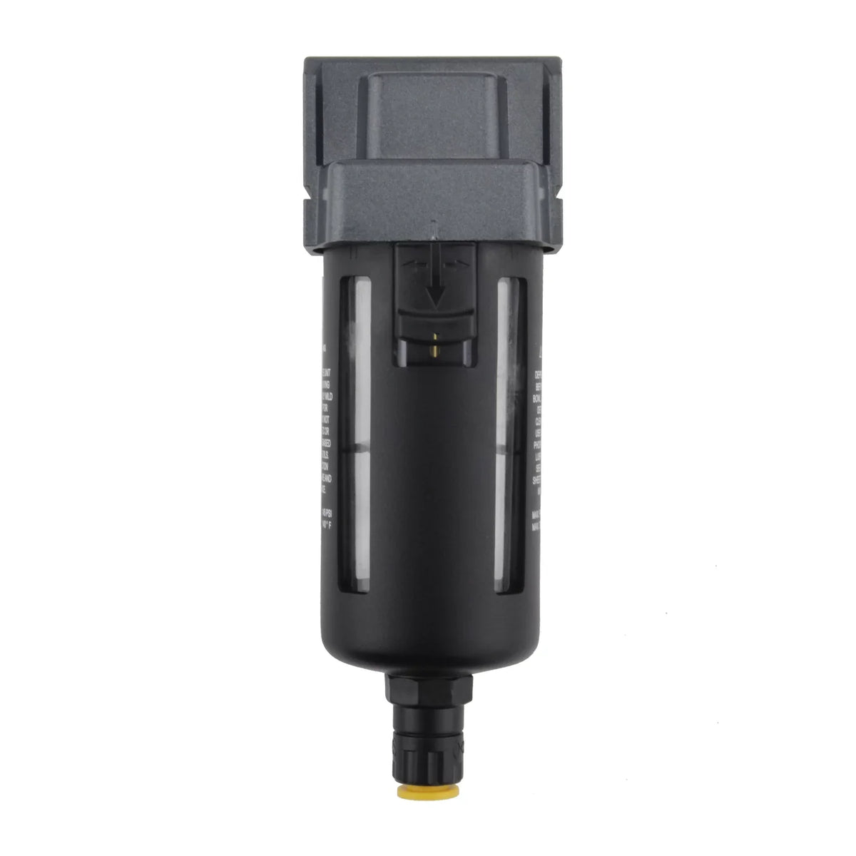 EXELAIR™ by Milton FRL Air Filter - 1/2" NPT - Polycarbonate Bowl, Automatic Float/Overnight (EX45F40A-04P)