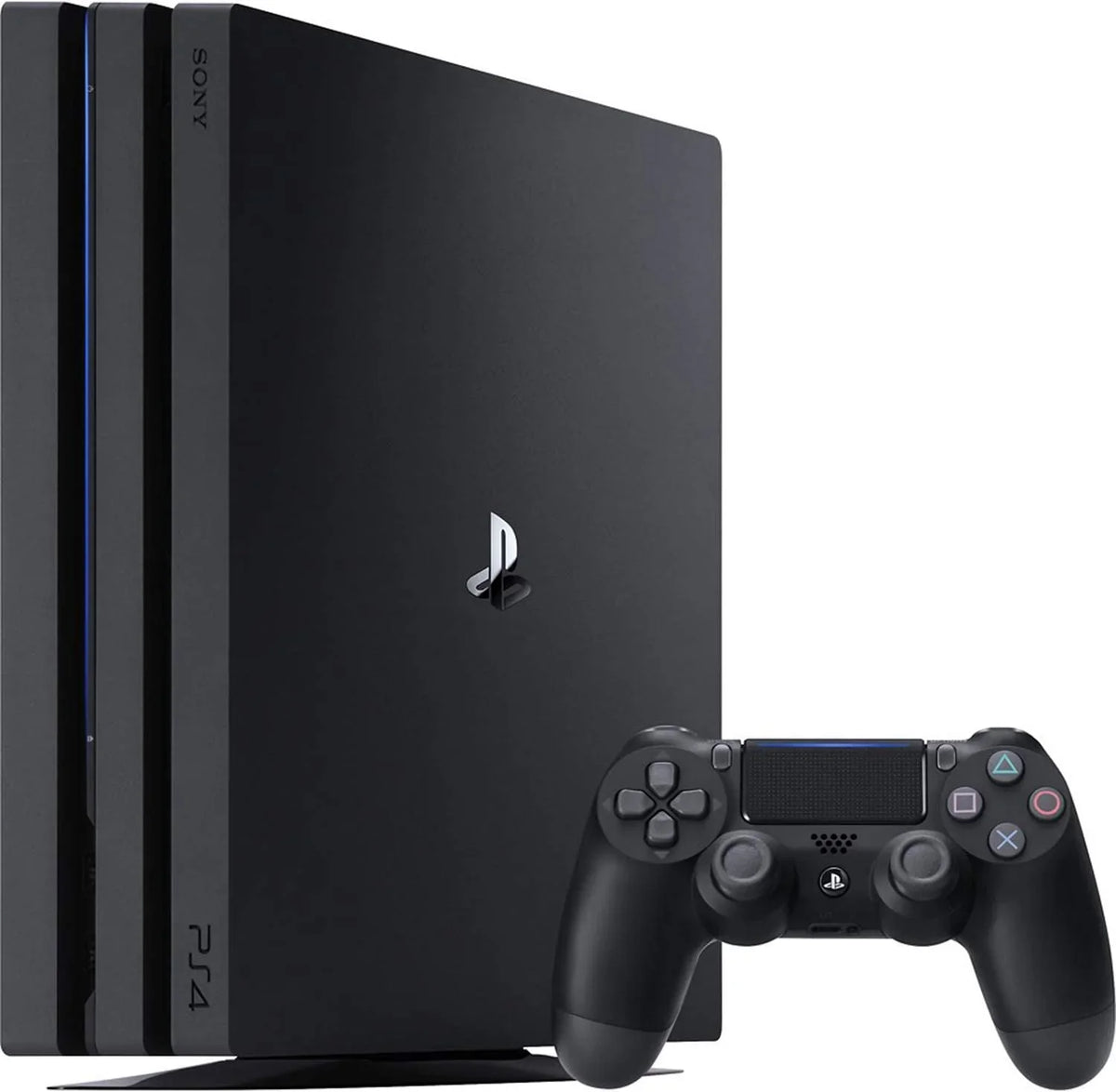 Pre-Owned Sony PlayStation 4 Pro 1TB Gaming Console Black HDMI Cable With BOLT AXTION Cleaning Kit Bundle (Refurbished: Like New)