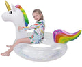 Blossom Glitter Sequins Animal Pool Floats, Inflatable Unicorn Ring Pool Float, Swimming Pool Ring, Pool Inflatables for Kids and Adults, Pool Toys Inflatable, Water Float | 48 Inch