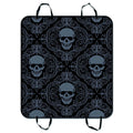 GCKG Dark Balck World Design Skull With Lacy Pattern Pet Car Seat Coating Dog Car Seat Mat Hammock Cargo Mat Trunk Mat For Cars Trucks and SUV 54x60 inches