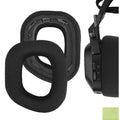 Geekria Comfort Mesh Fabric Replacement Ear Pads for Corsair HS80 RGB Wireless Headphones Ear Cushions, Headset Earpads, Ear Cups Protection Repair Parts (Black)
