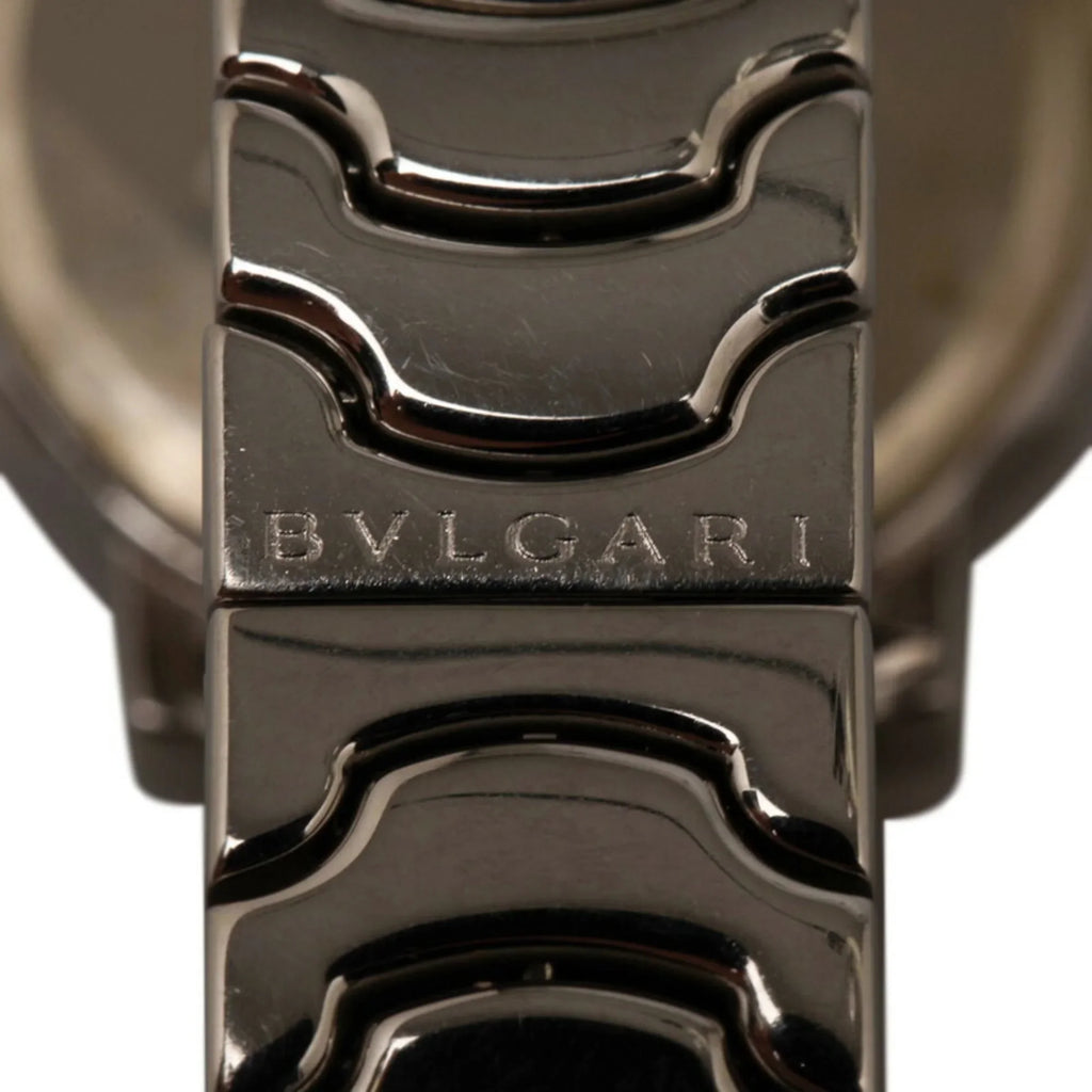 Pre-Owned Bvlgari Solo Tempo Watch ST29S Quartz Black Dial Stainless Steel Ladies BVLGARI (Good)