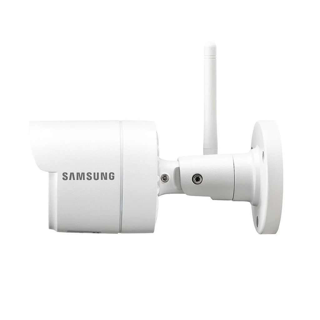 Samsung Wisenet SNK-B73040BW 4 Channel 1080p Full HD NVR Video Security System with 1TB Hard Drive and 4 1080p Wireless Environment Durable Bullet Cameras