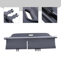 Wuzstar Retractable Cargo Wrap Rear Trunk Area Privacy Security Shield Shade Shield for Jeep Cherokee 2019-2021,Black