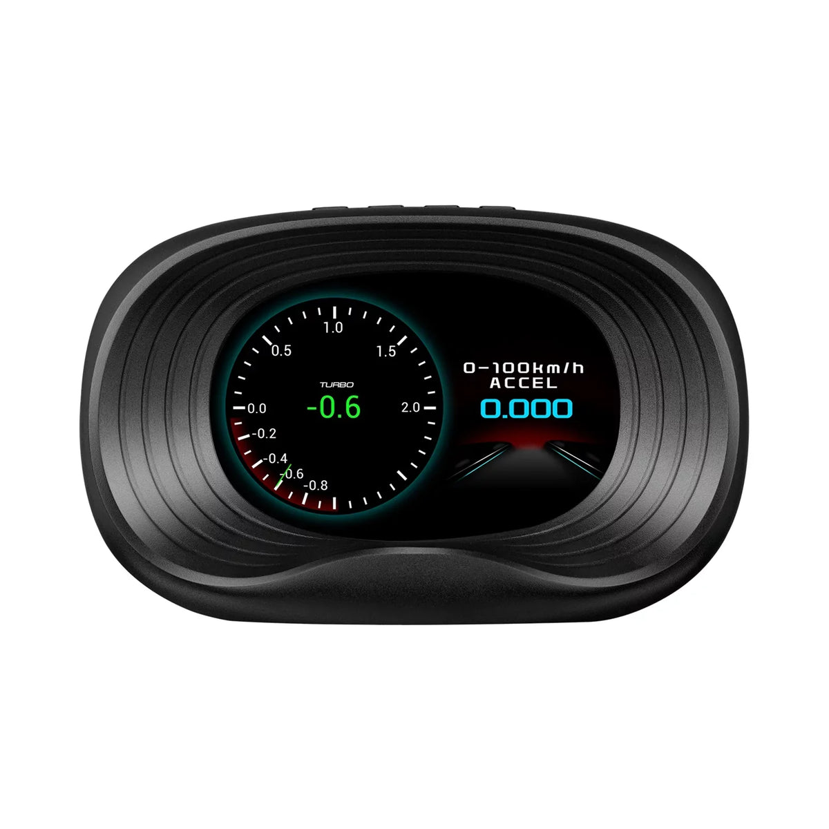 Nebublu Head Up Display, Digital OBDII Speedometer Car Head Display with OBD Interface, Speed Voltage Single Mileage Clock Display
