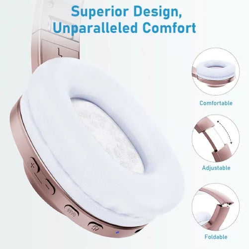 Foldable Wireless Headphones for #device_series - Headset w Mic Hands-free Earphones Earbuds Over Ear P9N for iPhone XS,Max,XR,13,Pro,Max,12,Pro,Max,Mini,SE (2022),11,Pro,Max
