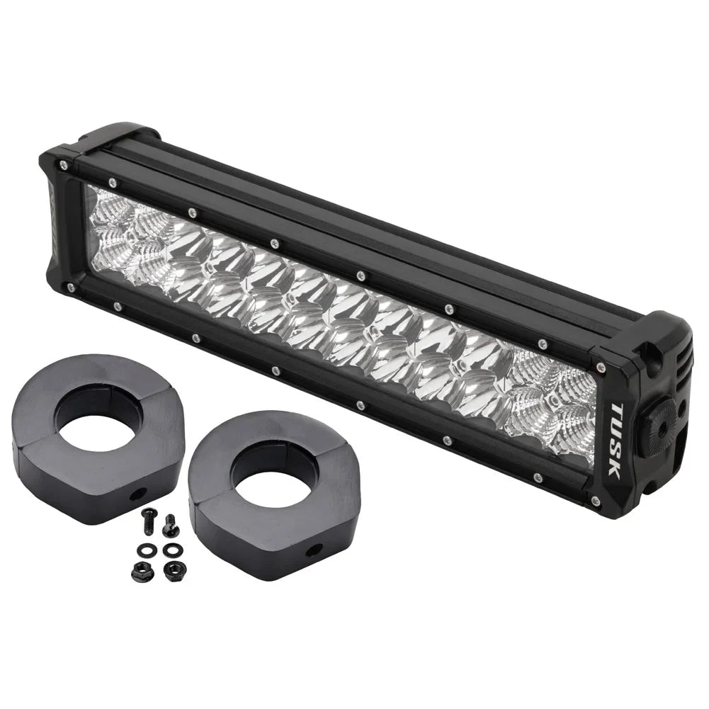 Tusk V2 LED Light Bar Kit 12" Straight For YAMAHA Wolverine X4 XT-R 2020-2021