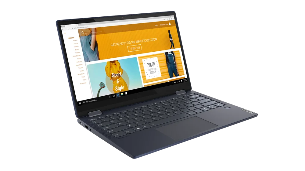 Refurbished LENOVO 82ND0007US Yoga 6 13ALC6 13.3" FHD Touchscreen Ryzen 5 5500U 2.1GHz AMD Radeon Graphics 8GB RAM 512GB SSD Win 10 Home Abyss Blue